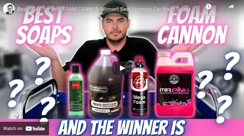 Best Foam Cannon Soap - Meguiars vs. Chemical Guys vs. Adams