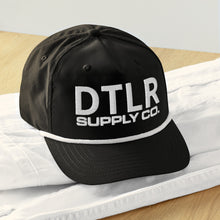 Load image into Gallery viewer, DTLR SUPPLY ROPE HAT - Black