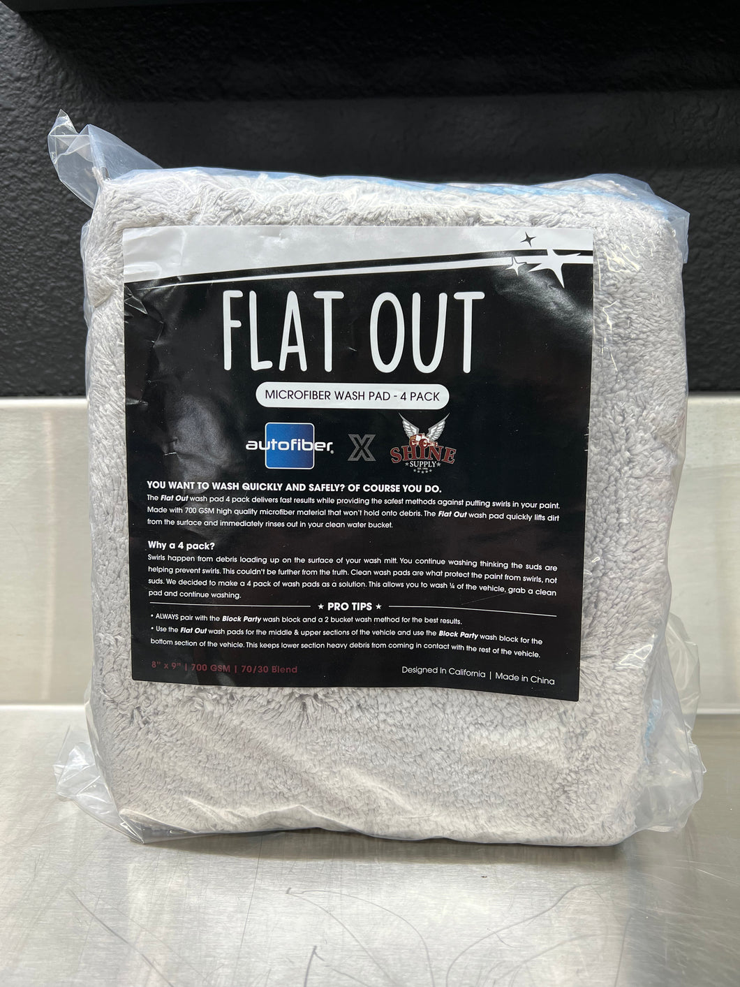 FLAT OUT WASH PADS from Autofiber