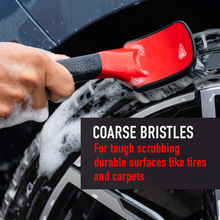 Load image into Gallery viewer, Maxshine Soft Grip Heavy Duty Tire Brush with Short Handle