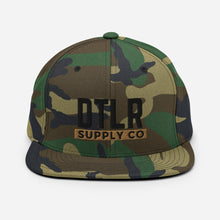 Load image into Gallery viewer, DTLR Supply STACKED BLACK Snapback Hat
