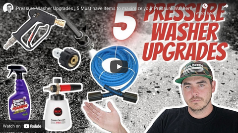 Pressure Washer Upgrades | 5 Must have items to maximize your Pressure Washer | Power Washer Upgrade