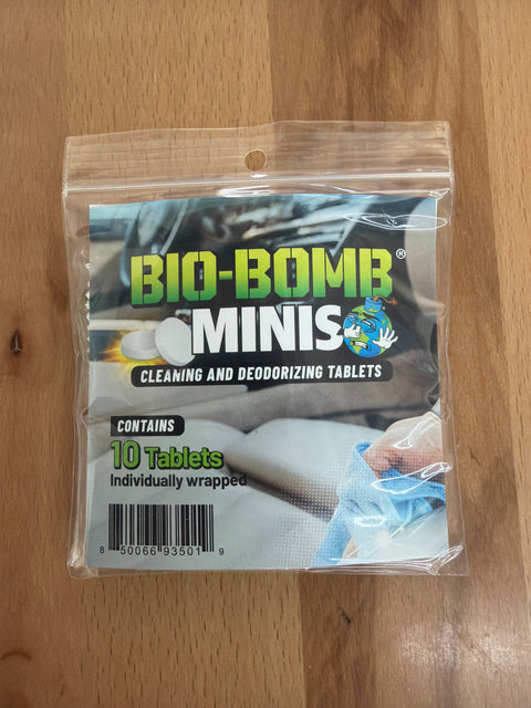 Bio Bomb Minis - Dissolvable Cleaning & Deodorizing Tablets