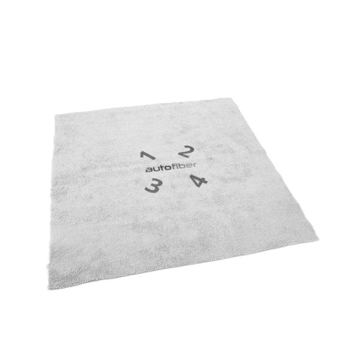 Autofiber [Quadrant Wipe] Microfiber Coating Leveling Towel (16 in. x 16 in., 390 gsm) - 10 pack