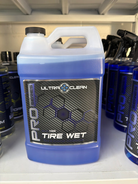 Ultra clean tire wet