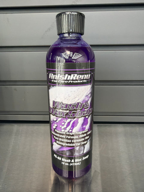 FINISH RENU Wash & Wax - Premier Exterior Car Soap with Wax