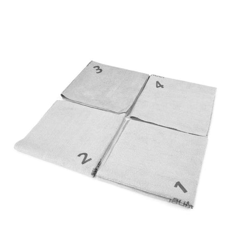 Autofiber [Quadrant Wipe] Microfiber Coating Leveling Towel (16 in. x 16 in., 390 gsm) - 10 pack