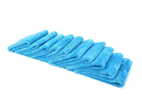 Autofiber [Korean Plush 550] Edgeless Detailing Towels (16 in. x 16 in. 550 gsm) 10 pack
