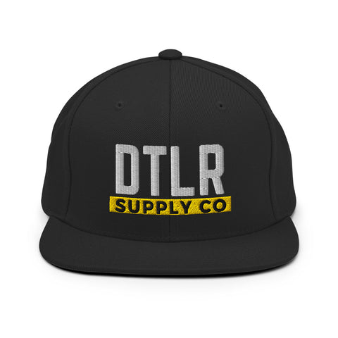 DTLR SUPPLY - Black Snap Back Hat