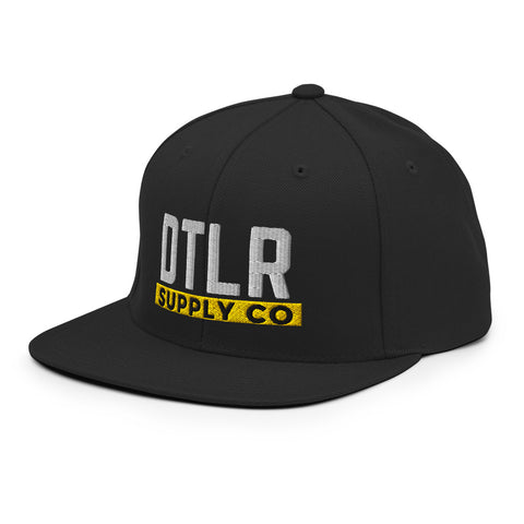 DTLR SUPPLY - Black Snap Back Hat