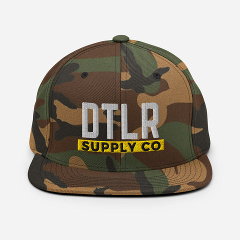 DTLR SUPPLY - Camo Snap Back Hat