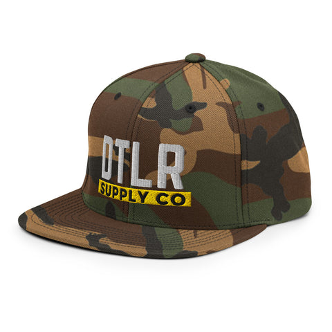 DTLR SUPPLY - Camo Snap Back Hat