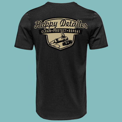 HAPPY DETAILER SHIELD TEE