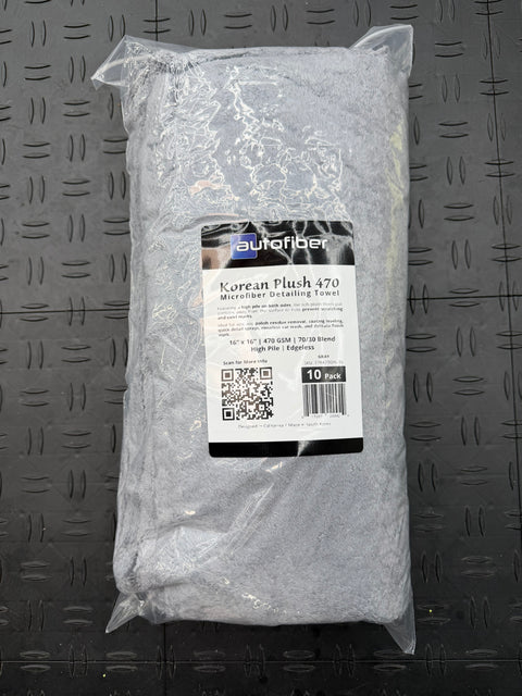AutoFiber Korean plush Microfiber (10 pack) 470gsm 70/30