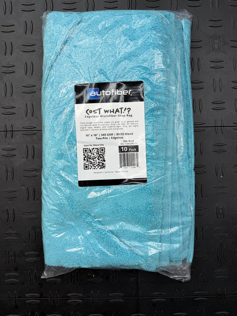 AutoFiber COST WHAT! Edgeless Microfiber (10 Pack) 340gsm
