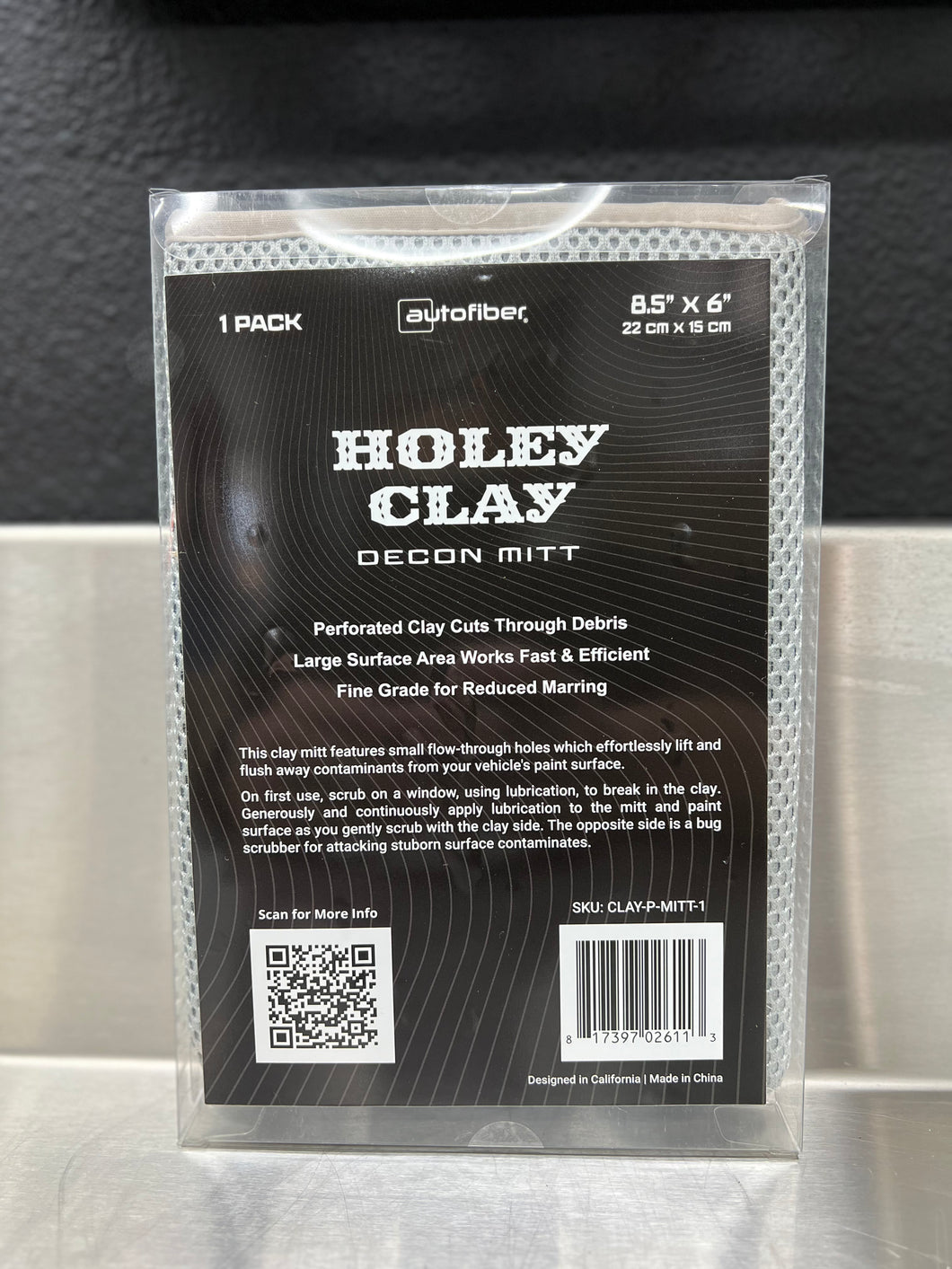 HOLEY CLAY - Synthetic Clay Mitt from Autofiber