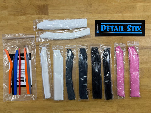 AutoFiber Detail Stix™ – Microfiber & Scrub Ninja for Tight Spaces