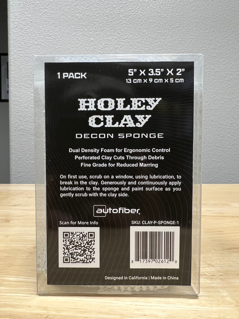 HOLEY CLAY SPONGE - Synthetic Clay Sponge from Autofiber