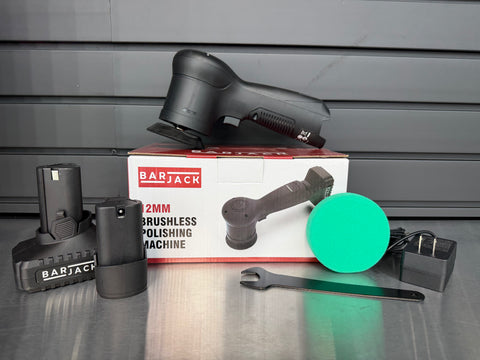 Barjack Raven - 3" Cordless Angled Dual Action Polisher – 12mm Orbit