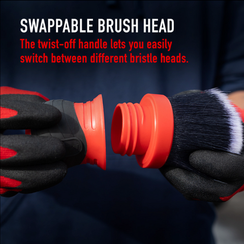 Large Brush Combo Kit - Rounded Grip