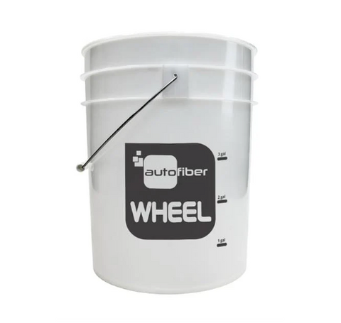 5 Gallon Bucket - WASH or WHEEL 5 Gallon Clear with Gallon Markers