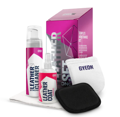 Gyeon LEATHER SET Strong - Clean and Coat