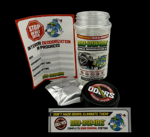 BIO BOMBS Vehicle Deodorization Kit (Car Odor Bomb)