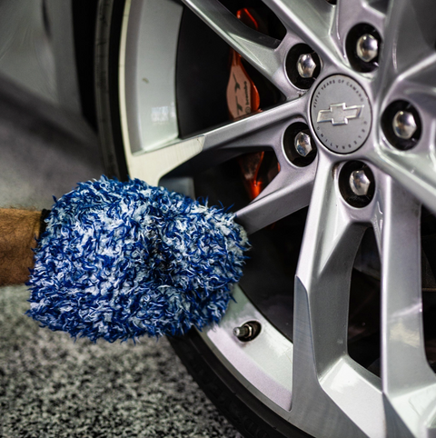 AutoFiber WHEEL PAW Wheel and Rim Cleaning Mitt - 2 pack