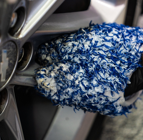 AutoFiber WHEEL PAW Wheel and Rim Cleaning Mitt - 2 pack
