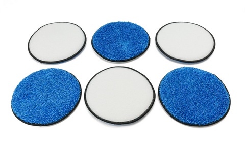 AutoFiber U.F.O Pads (Upholstery / Fabric Orbital Pads) 6 Pack