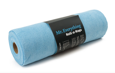 AUTOFIBER Mr. Everything Roll-o-Rags: Premium 16x16 Microfiber Towel - 300gsm 70/30 blend