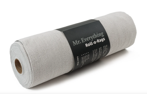 AUTOFIBER Mr. Everything Roll-o-Rags: Premium 16x16 Microfiber Towel - 300gsm 70/30 blend