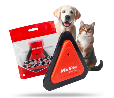 Maxshine Pet Hair Remover for Car | Mini Pet Hair Carpet Brush