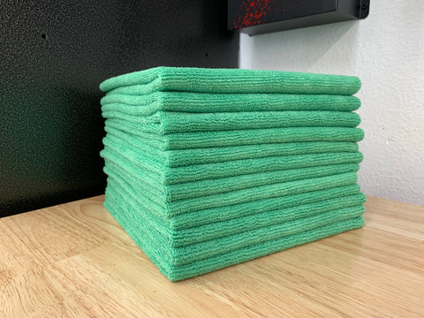 300 GSM Edgeless Micro Fiber - GREEN (12 Pack)