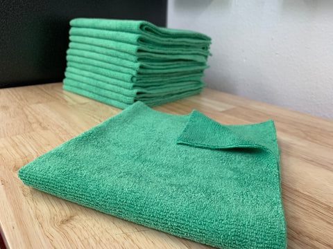 300 GSM Edgeless Micro Fiber - GREEN (12 Pack)