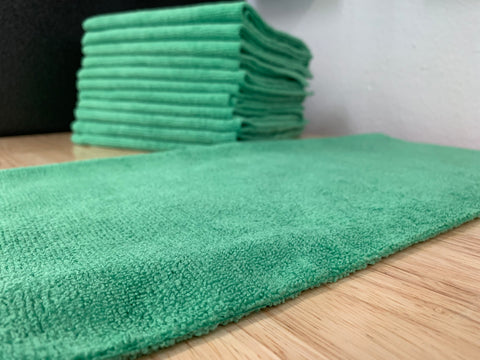300 GSM Edgeless Micro Fiber - GREEN (12 Pack)
