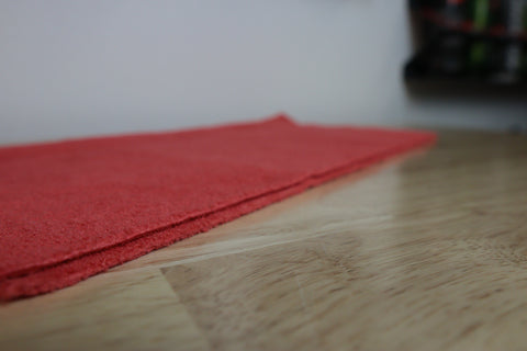 300 GSM Edgeless Micro Fiber - RED (12 Pack)