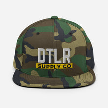 Load image into Gallery viewer, DTLR SUPPLY Stacked Logo Snapback Hat
